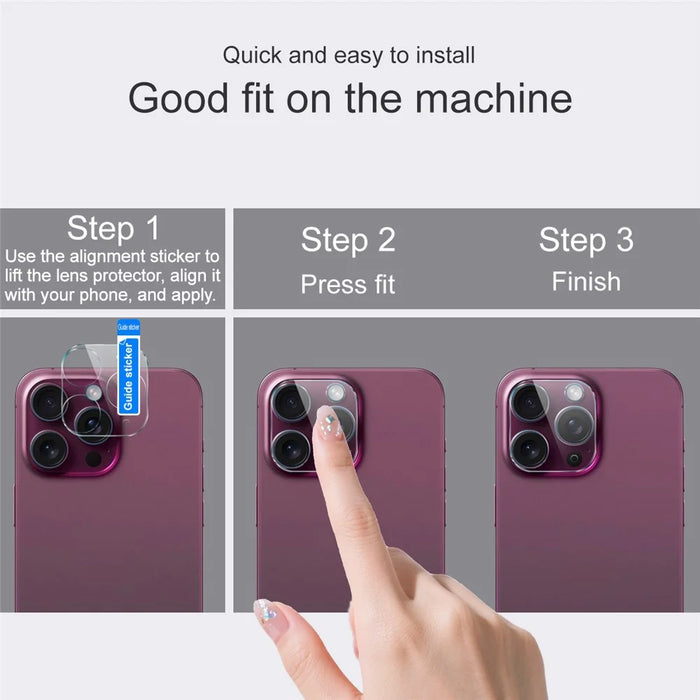 IMAK For Honor 400 Smart 5G / 4G / X7d 4G Tempered Glass Full Coverage Camera Lens Protector + Acrylic Lens Cap - 6