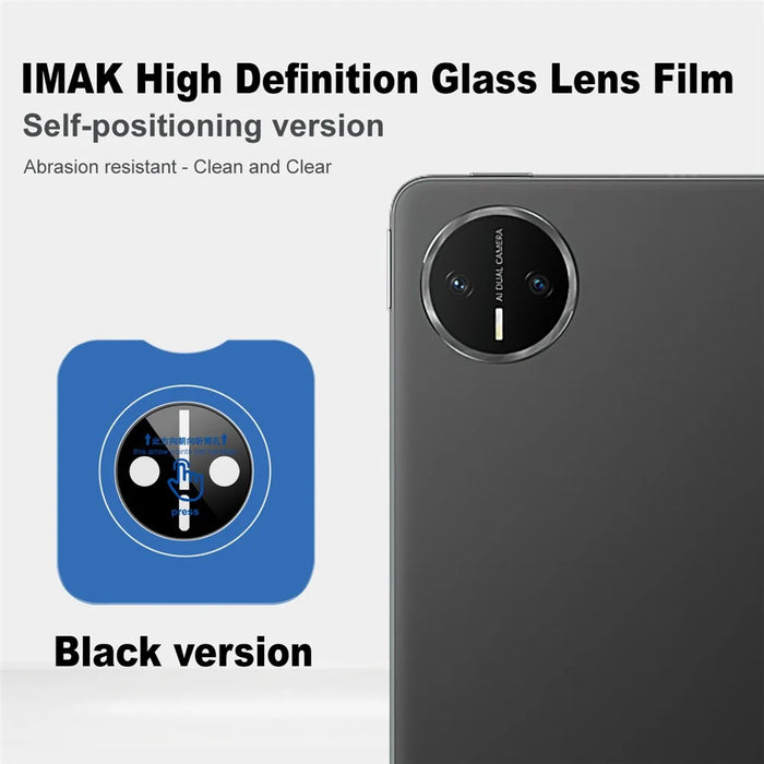 IMAK For Huawei MatePad Mini Tempered Glass Camera Lens Protector with Self Positioning Frame (Black Version) - 3