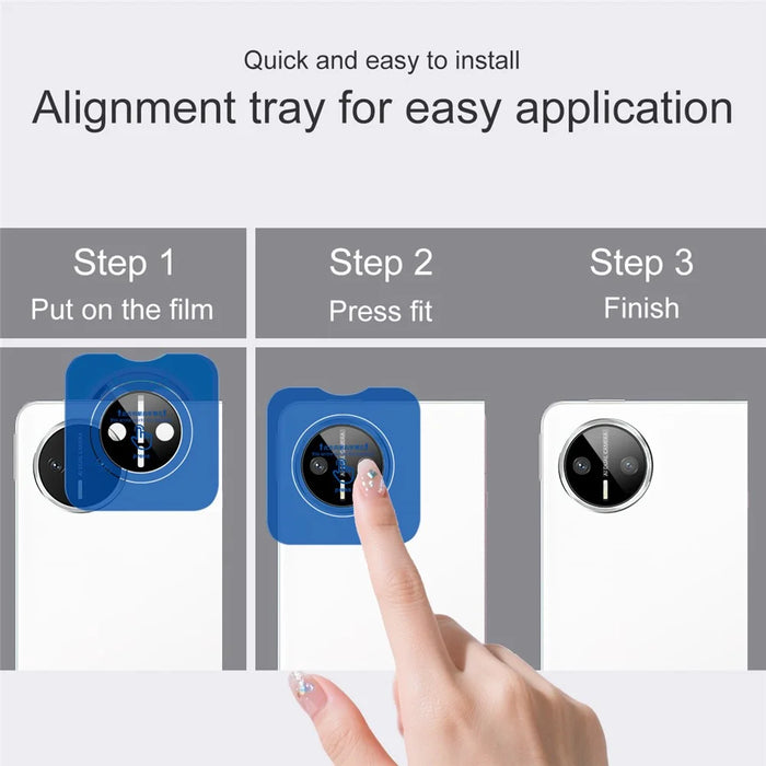 IMAK For Huawei MatePad Mini Tempered Glass Camera Lens Protector with Self Positioning Frame (Black Version) - 7
