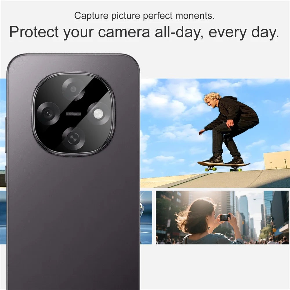 IMAK For Oppo A6 Pro 5G  /  F31 Pro 5G Camera Lens Protector Tempered Glass HD Clear Lens Film (Black Version) - 5