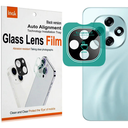 IMAK For Oppo A6 Pro 5G  /  F31 Pro 5G Tempered Glass Camera Lens Protector with Self Positioning Frame (Black Version) - 1