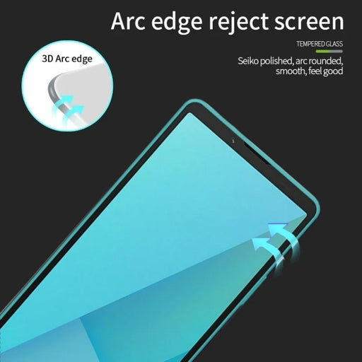 MOFI For Sony Xperia 10 VII Screen Protector  9H 3D Curved Tempered Glass Film - Black - 2