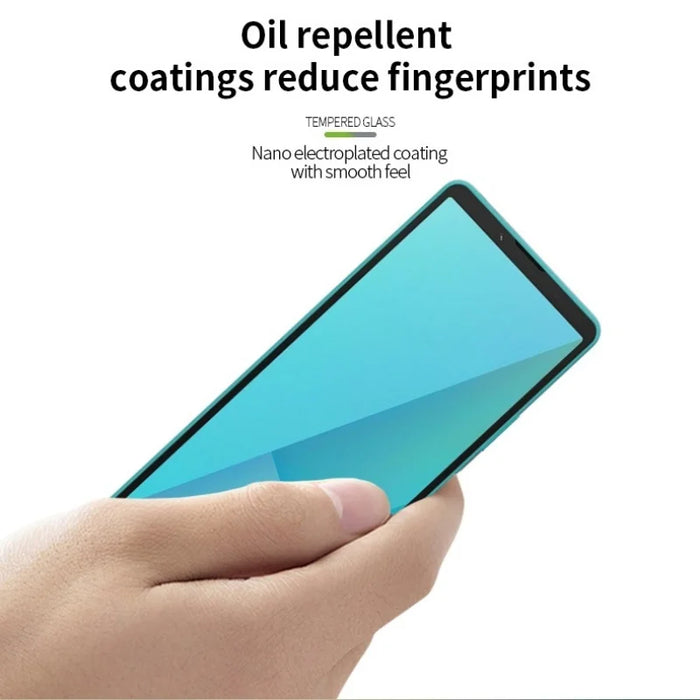 MOFI For Sony Xperia 10 VII Screen Protector  9H 3D Curved Tempered Glass Film - Black - 4