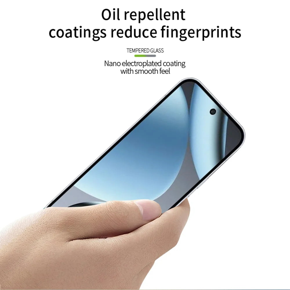 MOFI For Google Pixel 10 Pro / Google Pixel 10 Screen Protector  9H 3D Curved Tempered Glass Film - Black - 4