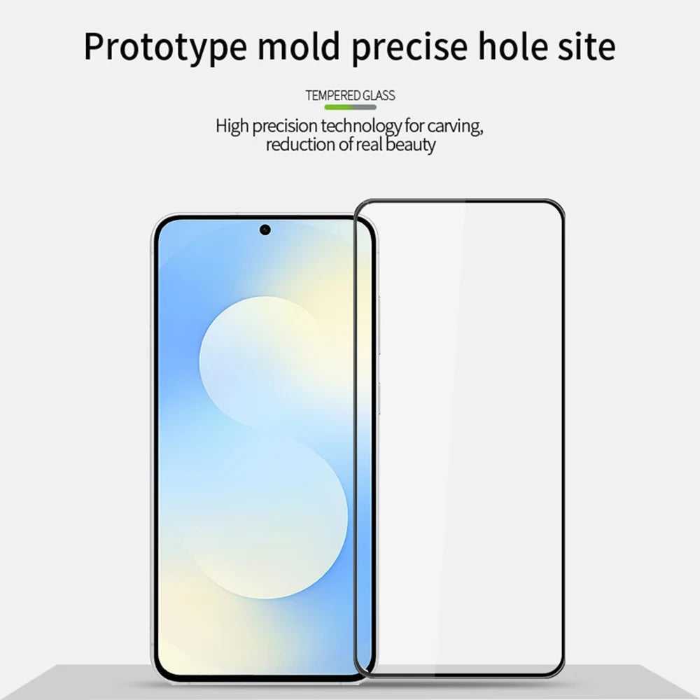 MOFI For Samsung Galaxy S25 FE Screen Protector  9H 3D Curved Tempered Glass Film - Black - 3