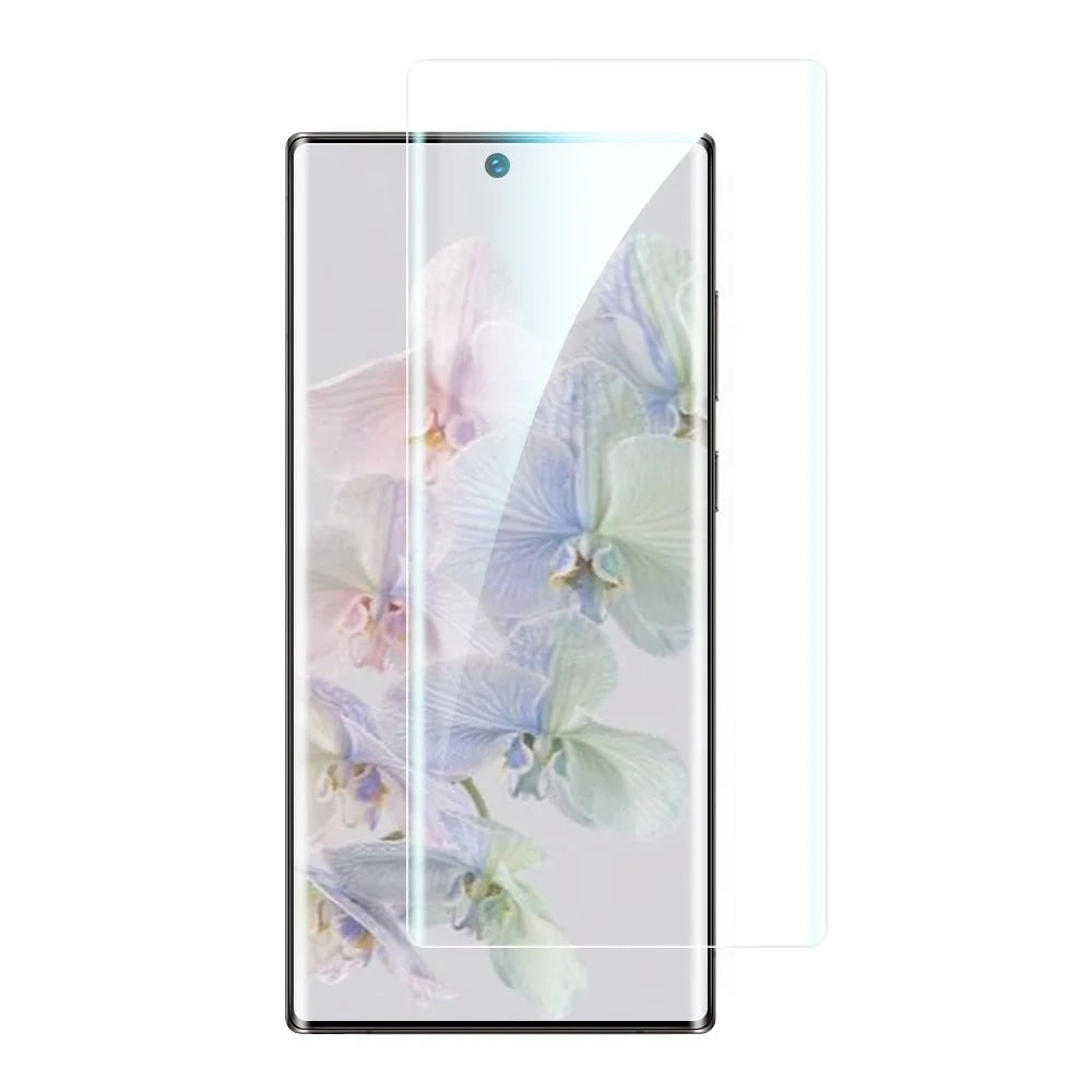 For Google Pixel 6 Pro 5G Side Glue Full Screen Protector Anti-fingerprint Scratch-resistant Curved HD Clear Tempered Glass Film - Transparent - 1