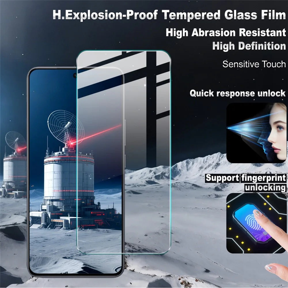 IMAK H Series For vivo V70 Lite 5G / V60 Lite 5G / V60 Lite 4G / Y500 (China) 5G Screen Protector Tempered Glass Film (Not Complete Coverage) (Fingerprint Unlock) - 2
