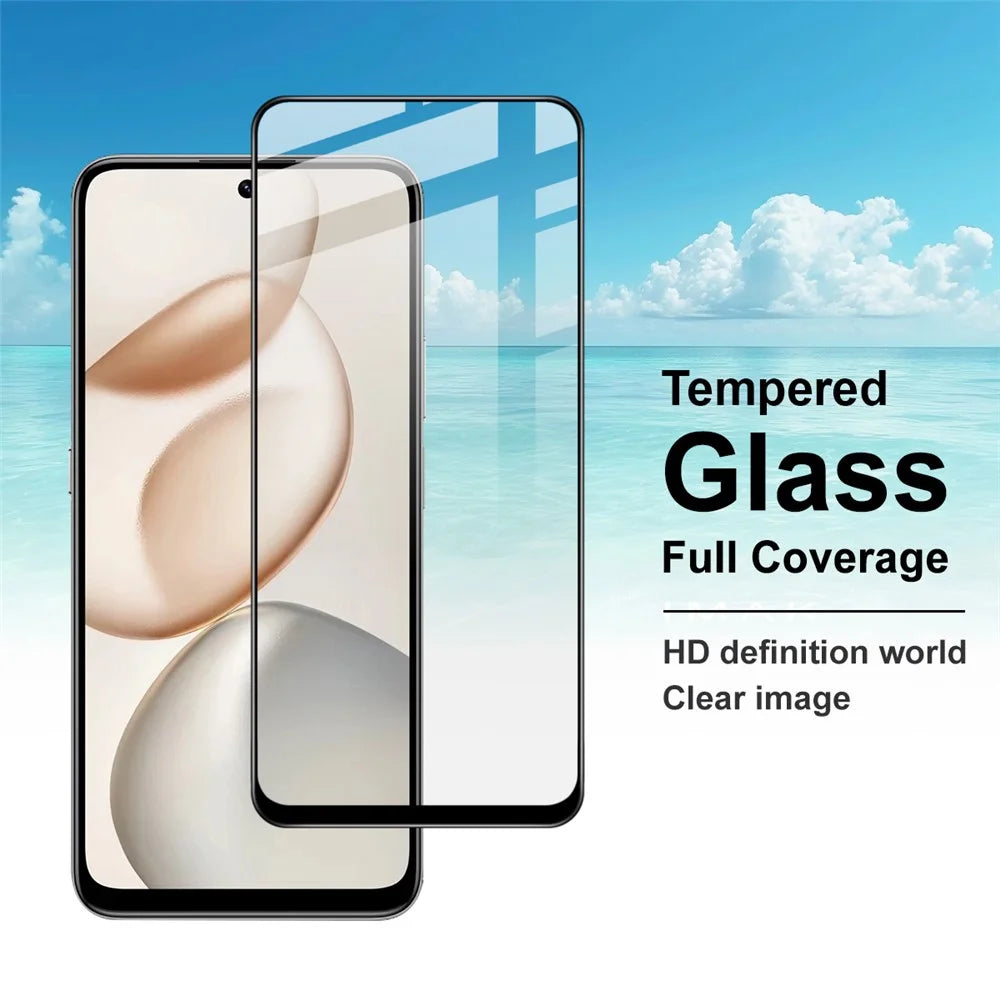 IMAK Pro+ Series Tempered Glass Film for Honor 400 Smart 5G / 4G / X7d 4G / 5G Full Screen Protector Sensitive Touch Film - 2