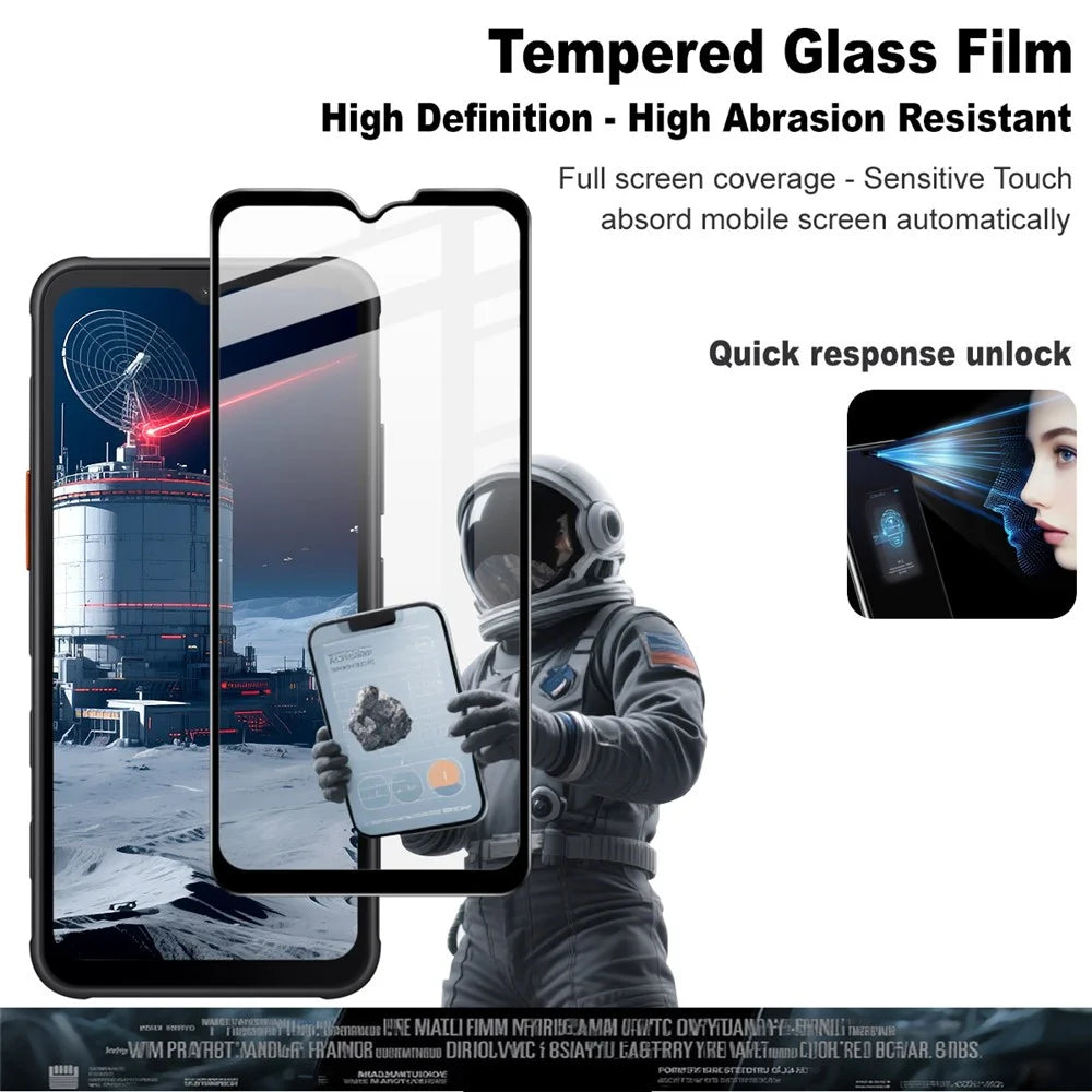IMAK Pro+ Series For Samsung Galaxy Xcover7 / XCover7 Pro Tempered Glass Full Screen Protector Sensitive Touch Film - 3