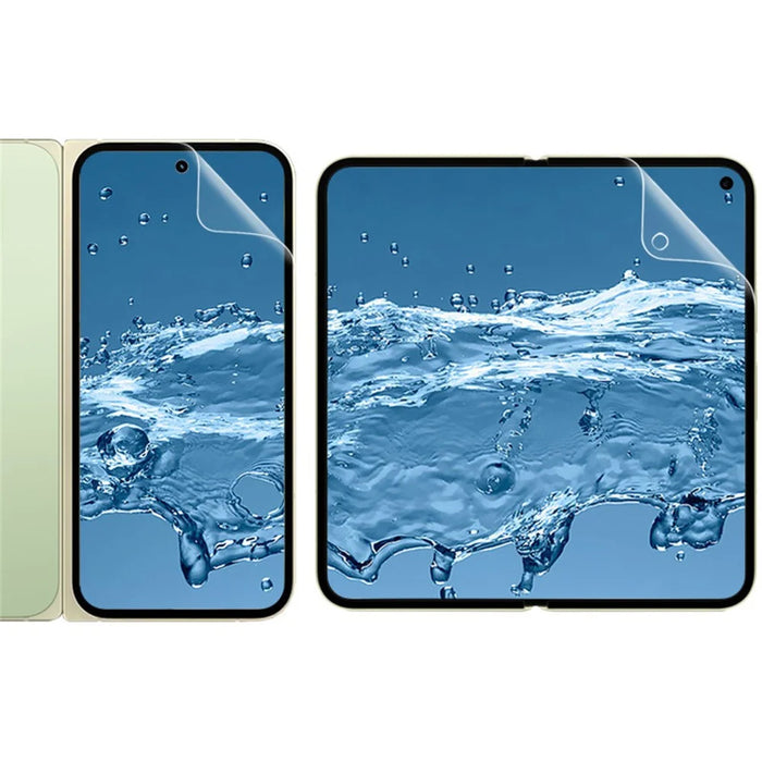 IMAK Hydrogel Film 4th Gen for Google Pixel 10 Pro Fold 1 Set TPU Screen Film (Front Screen + Inner Large Screen) - 4