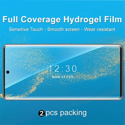 IMAK 2Pcs / Set Hydrogel Film III for Google Pixel 7 Pro 5G, Ultra Clear Soft TPU Anti-explosion Film Full Coverage Front Screen Protector - 2