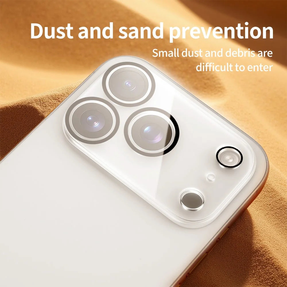 DO AS YOU WISH 2Pcs For iPhone 17 Pro Max Silk Printing Full Glue High Aluminum-silicon Glass Film with 2Pcs AG Matte Lens Film - 3