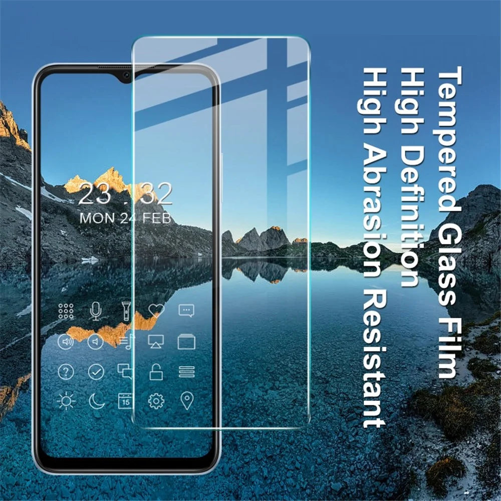IMAK H Series for Oppo A17 4G / A17k 4G Anti-explosion Tempered Glass Film HD Clear Scratch-resistant Screen Protector - 3