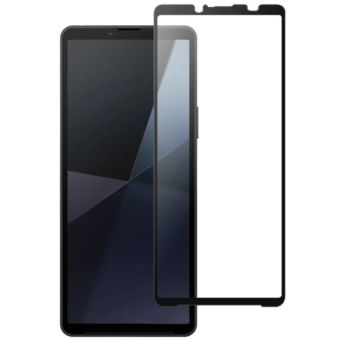 For Sony Xperia 10 VII AGC Tempered Glass with Black Edge Full Glue Full Coverage Screen Protector - 1