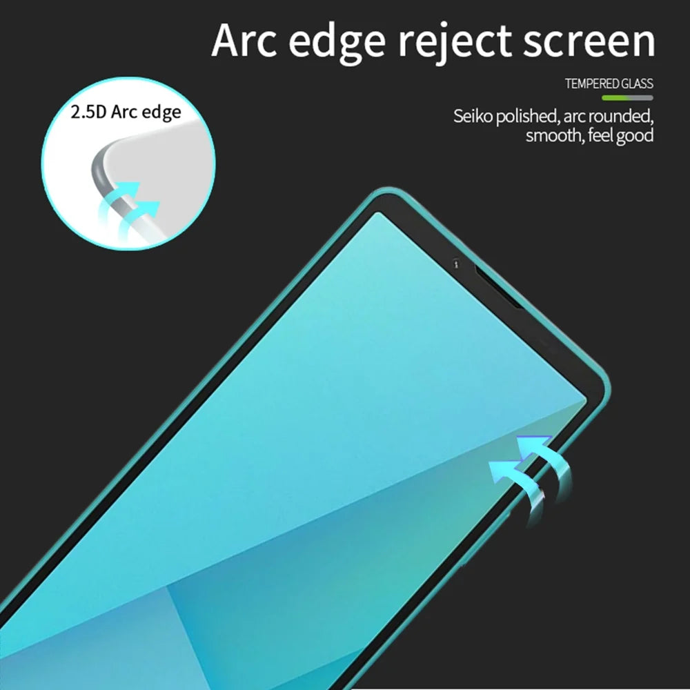 PINWUYO For Sony Xperia 10 VII Tempered Glass Film  JK Series-2 9H Full Screen Protector - Black - 2
