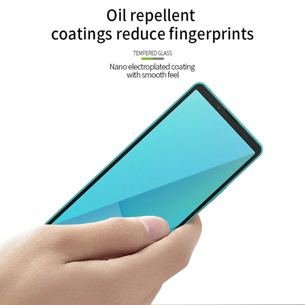 PINWUYO For Sony Xperia 10 VII Tempered Glass Film  JK Series-2 9H Full Screen Protector - Black - 4