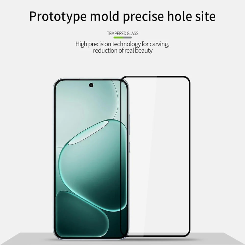 PINWUYO For Oppo A6 Pro 5G Tempered Glass Film  JK Series-2 9H Full Screen Protector - Black - 3