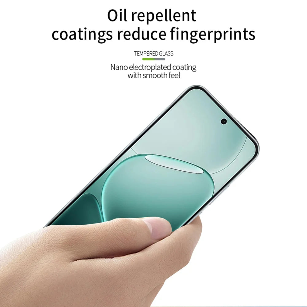 PINWUYO For Oppo A6 Pro 5G Tempered Glass Film  JK Series-2 9H Full Screen Protector - Black - 4