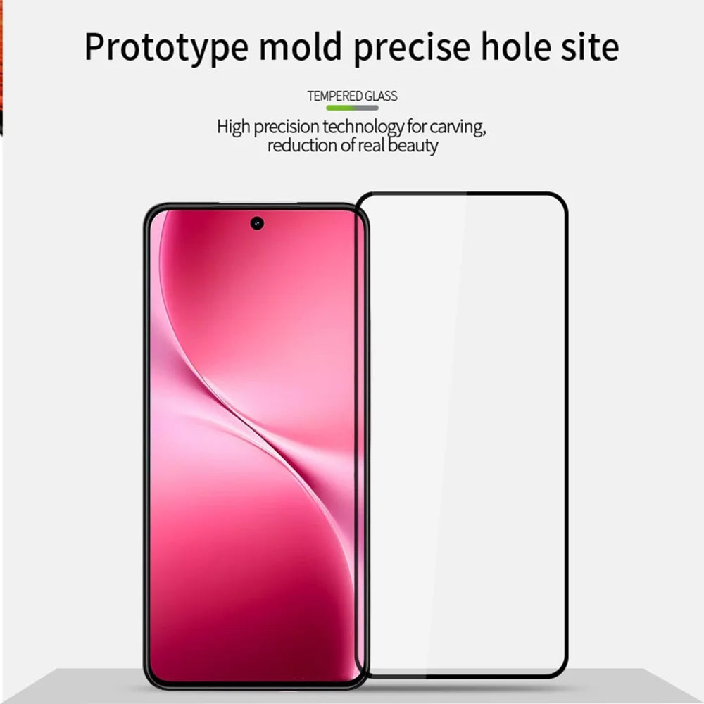 PINWUYO For vivo V60 Lite 4G / vivo V60 Lite 5G Tempered Glass Film  JK Series-2 9H Full Screen Protector - Black - 3