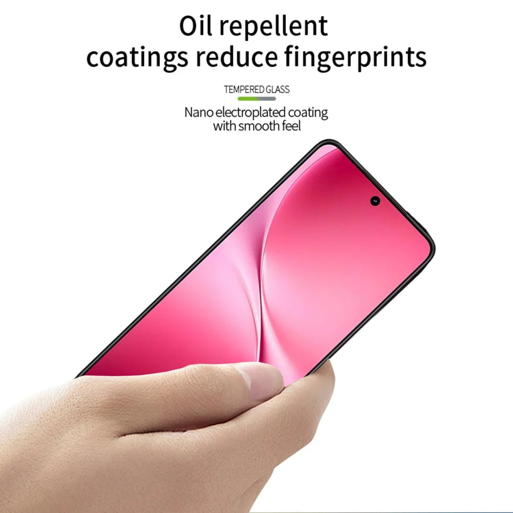 PINWUYO For vivo V60 Lite 4G / vivo V60 Lite 5G Tempered Glass Film  JK Series-2 9H Full Screen Protector - Black - 4