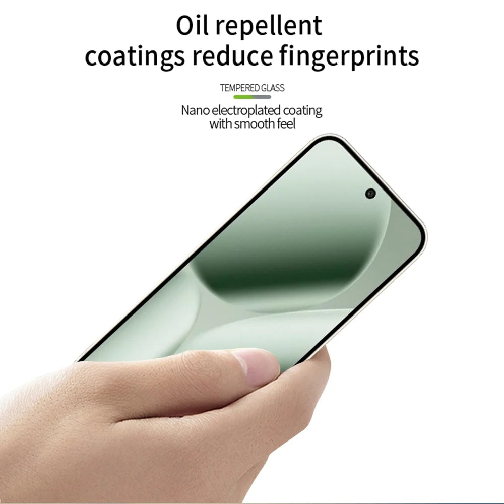 PINWUYO For Google Pixel 10 Pro XL Tempered Glass Film  Explosion-proof 9H 3D Full Screen Protector - Black - 4