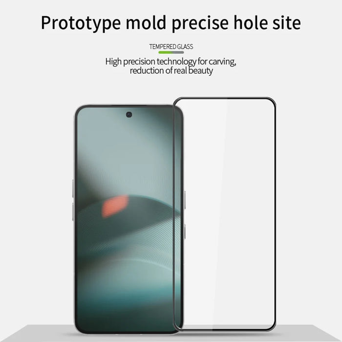 PINWUYO For Nothing Phone (3) 5G Tempered Glass Film  Explosion-proof 9H 3D Full Screen Protector - Black - 3