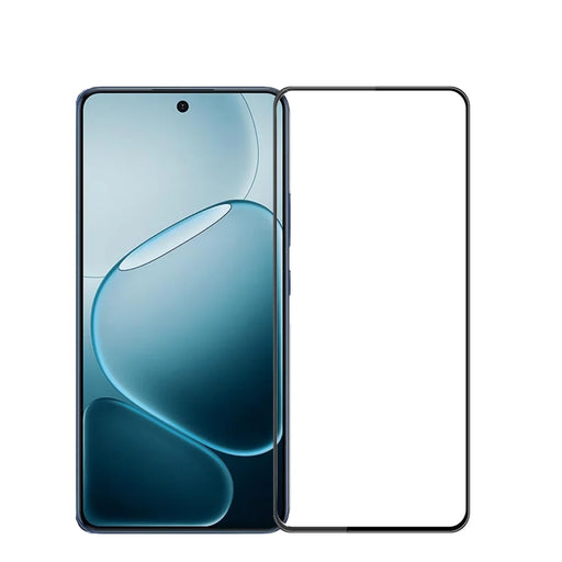 PINWUYO For Oppo A6 Max 5G / Oppo A6 GT 5G Tempered Glass Film  Explosion-proof 9H 3D Full Screen Protector - Black - 1