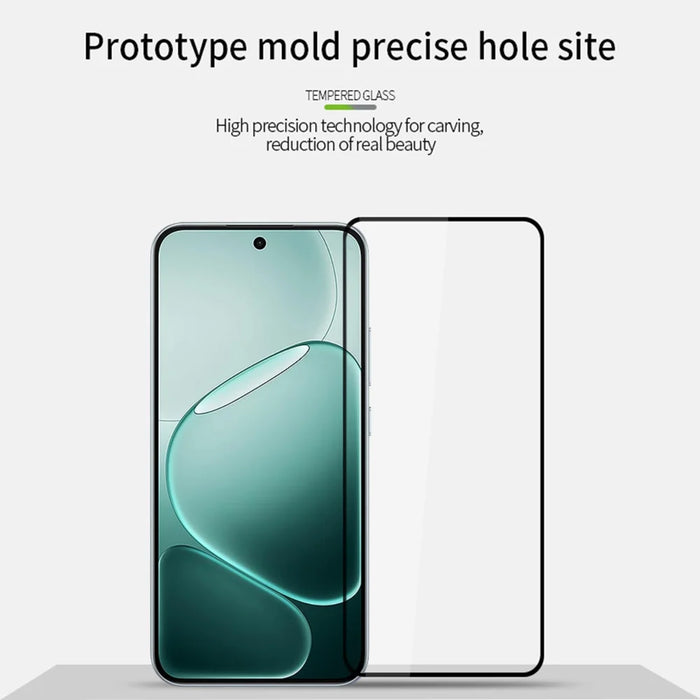 MOFI For Oppo A6 Pro 5G Screen Protector  9H Full Glue Full Coverage High Aluminum-Silicon Glass Film - Black - 3