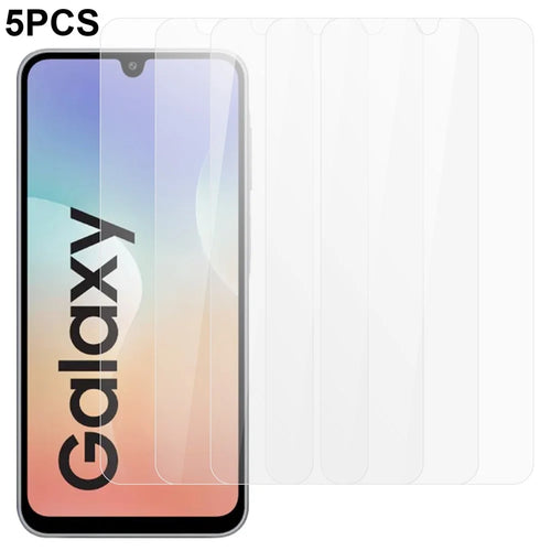 5Pcs For Samsung Galaxy M17 5G Front Screen Protector 0.3mm 2.5D Tempered Glass Clear Film - 1