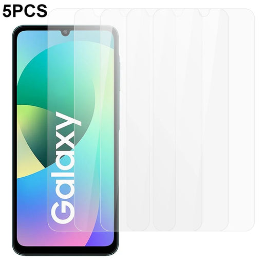 5Pcs For Samsung Galaxy F07 4G Front Screen Protector 0.3mm 2.5D Tempered Glass Clear Film - 1