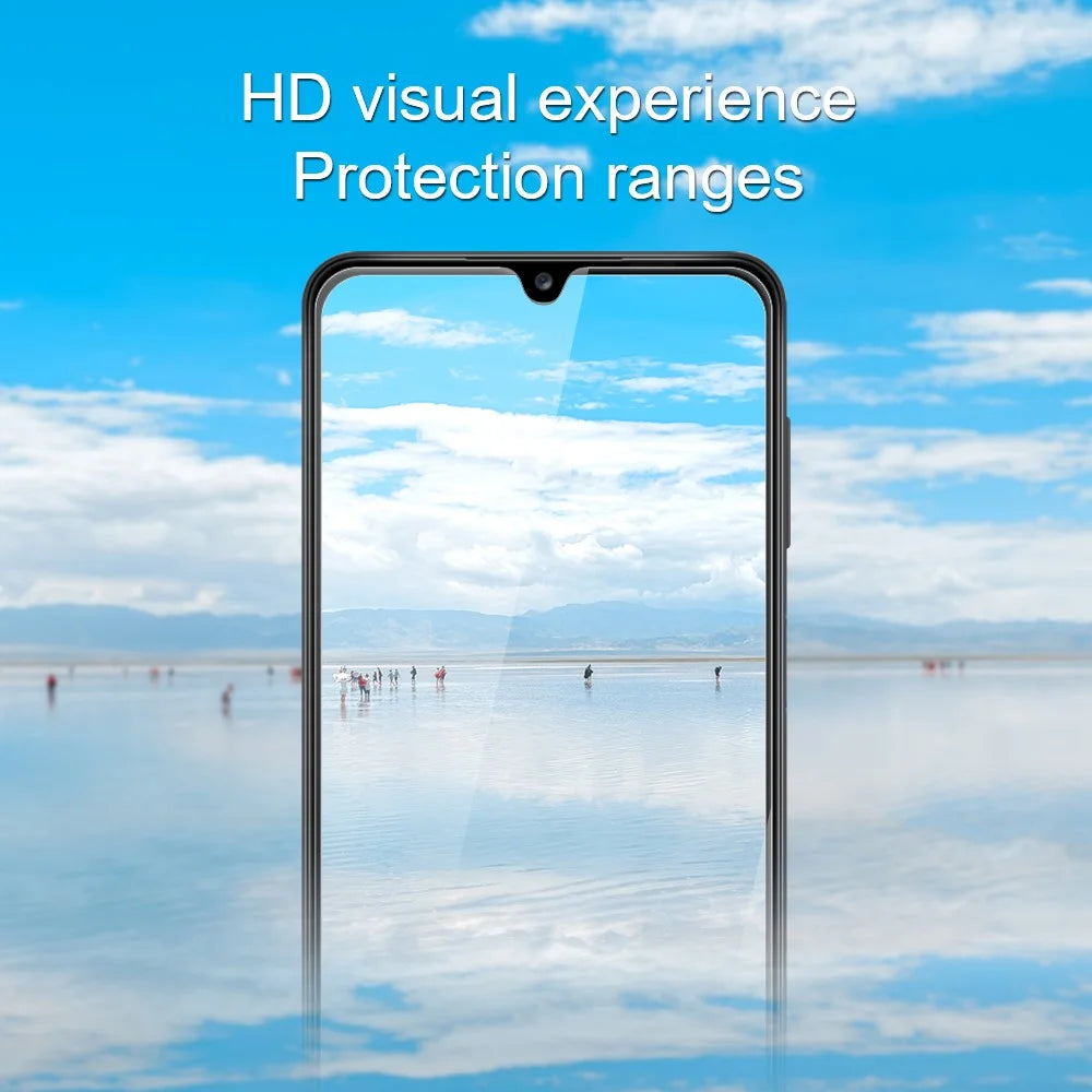 AMORUS For Samsung Galaxy F07 4G Front Screen Protector 2.5D Arc Edge 9H High Aluminum - 5