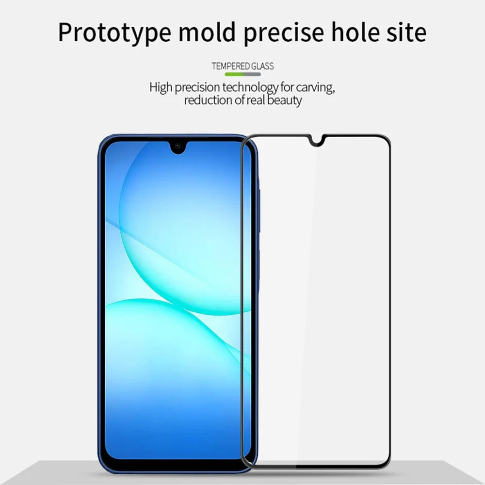 PINWUYO For Samsung Galaxy A17 5G Tempered Glass Film  Explosion-proof 9H 3D Full Screen Protector - Black - 3