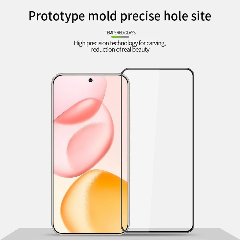 MOFI For Honor 400 5G (Global) Screen Protector  9H 3D Curved Tempered Glass Film - Black - 3