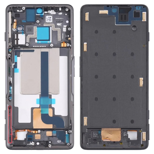 For Xiaomi Redmi K50 Gaming 5G/Poco F4 GT Middle Plate Frame Repair Part (A-Side) (without Logo) - Black - 1