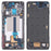 For Xiaomi Redmi K50 Gaming 5G/Poco F4 GT Middle Plate Frame Repair Part (A-Side) (without Logo) - Black - 1