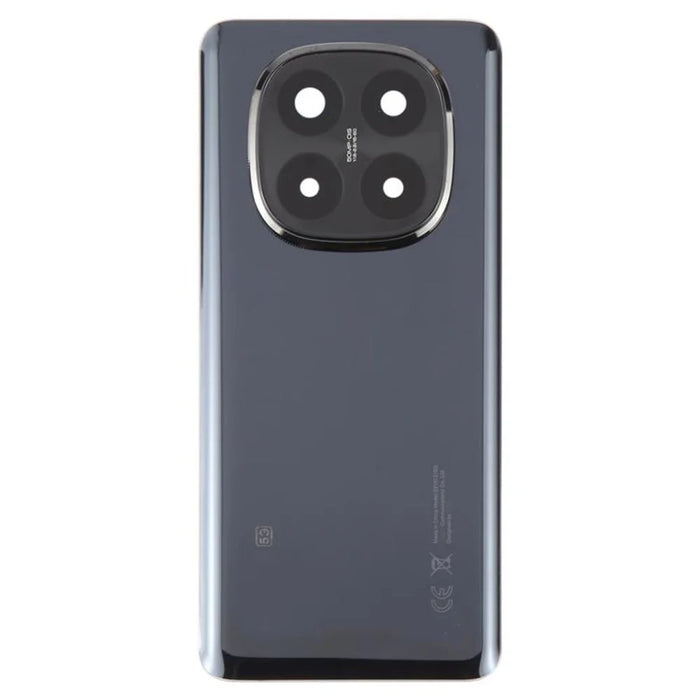 For Xiaomi Redmi Note 14 Pro+ 5G OEM Battery Housing Back Cover with Camera Ring Lens Cover Replacement - Black - 2