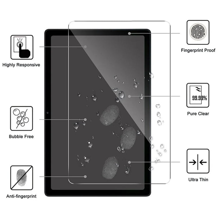 For Honor Pad GT2 Pro Tempered Glass Screen Protector 2.5D Straight Edge Full Screen Film Full Glue - 3