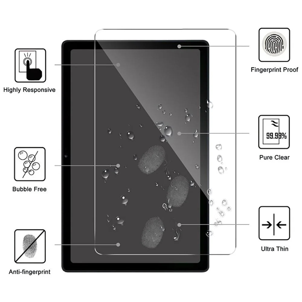 For Huawei MatePad 12 X (2025) Tempered Glass Screen Protector 2.5D Straight Edge Full Screen Film Full Glue - 3