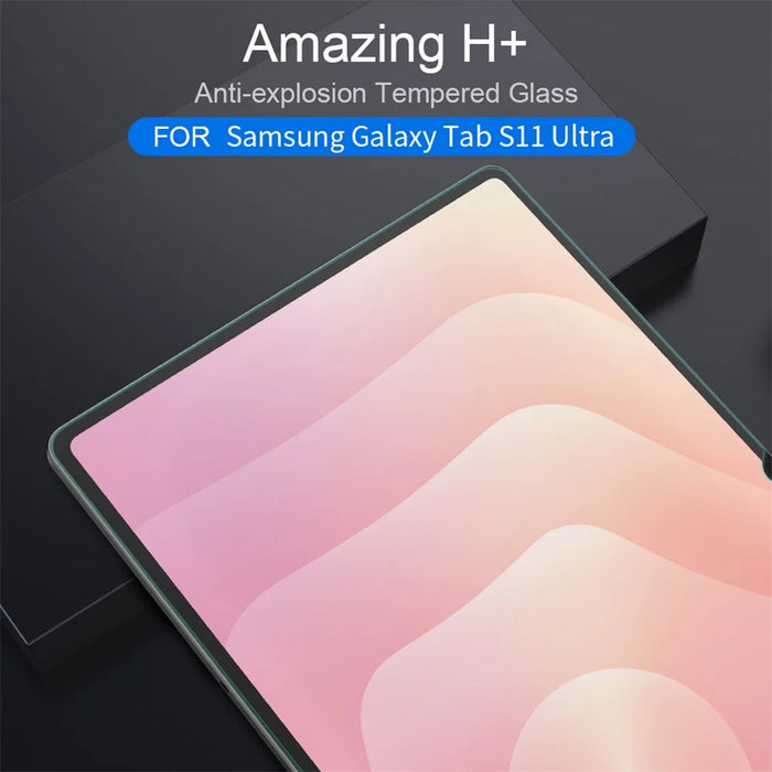 NILLKIN Amazing H+ Series For Samsung Galaxy Tab S11 Ultra Screen Protector Clear AGC Glass Tablet Film - 6