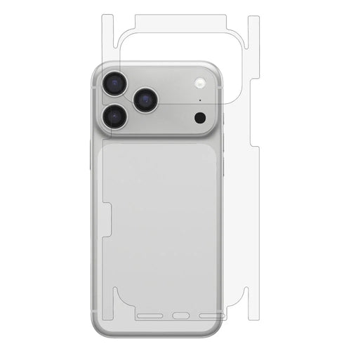 For iPhone 17 Pro Max Phone Back Side Protector Full Coverage Soft PET Film - 1