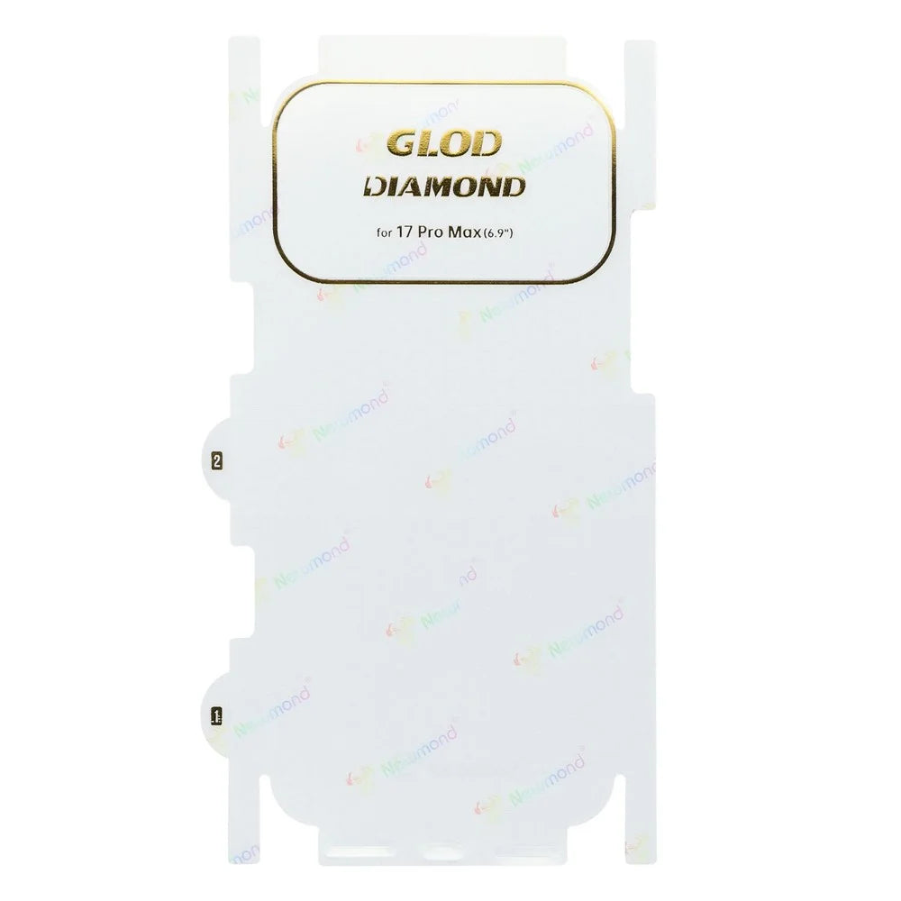 For iPhone 17 Pro Max Phone Back Side Protector Full Coverage Soft PET Film - 3