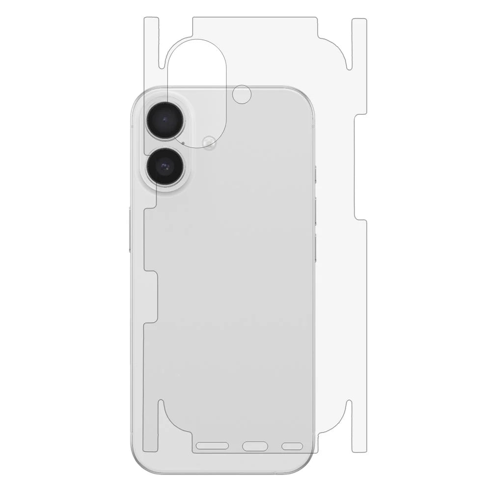 For iPhone 17 Phone Back Side Protector Full Coverage Soft PET Film - 1
