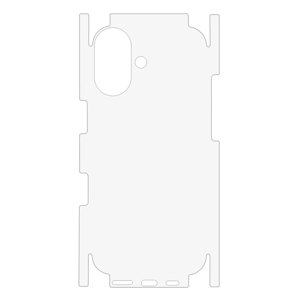 For iPhone 17 Phone Back Side Protector Full Coverage Soft PET Film - 2