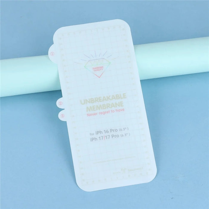 PET Screen Film for iPhone 17 Pro / 17 / 16 Pro HD Clear Hydrogel Screen Protector - 4