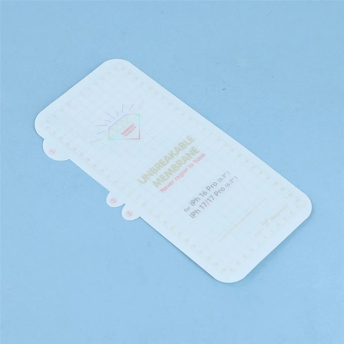 PET Screen Film for iPhone 17 Pro / 17 / 16 Pro HD Clear Hydrogel Screen Protector - 5