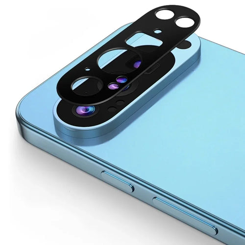 For Google Pixel 9 Pro Tempered Glass Lens Protector Silk Printing Camera Lens Film - Black - 1