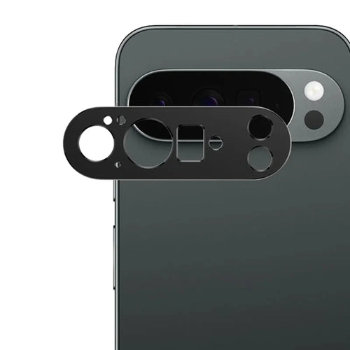 For Google Pixel 10 Pro XL Tempered Glass Lens Protector Silk Printing Camera Lens Film - Black - 1