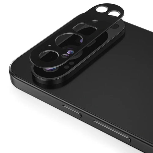 For Google Pixel 9 Pro XL Tempered Glass Lens Protector Silk Printing Camera Lens Film - Black - 1