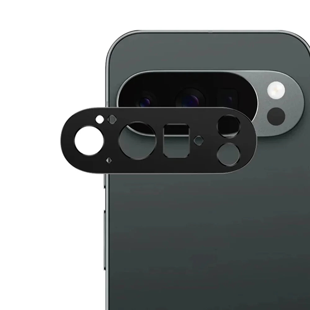 For Google Pixel 10 Pro Tempered Glass Lens Protector Silk Printing Camera Lens Film - Black - 1