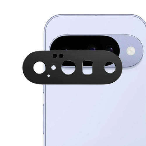 For Google Pixel 10 Tempered Glass Lens Protector Silk Printing Camera Lens Film - Black - 1